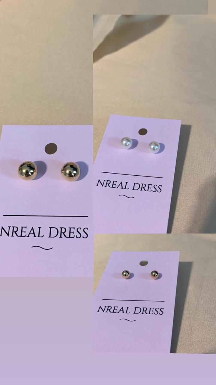 Nreal dress Набор серьги для девочек подарок бижутерия
