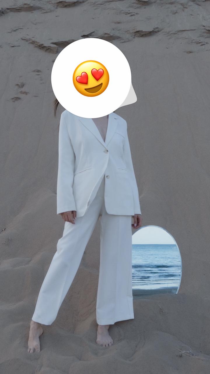 Charmestore Женские брюки белые xs