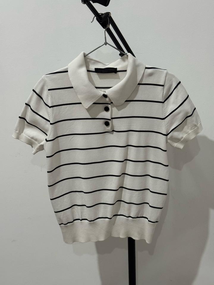 Поло ZARA в полоску