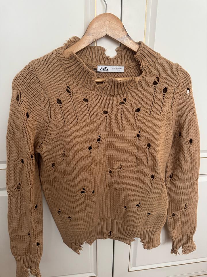 Джемпер ZARA рваный