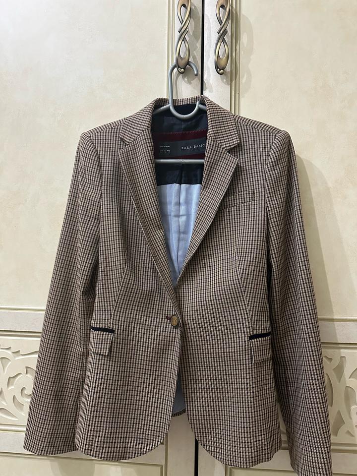 Пиджак ZARA BASIC в клетку