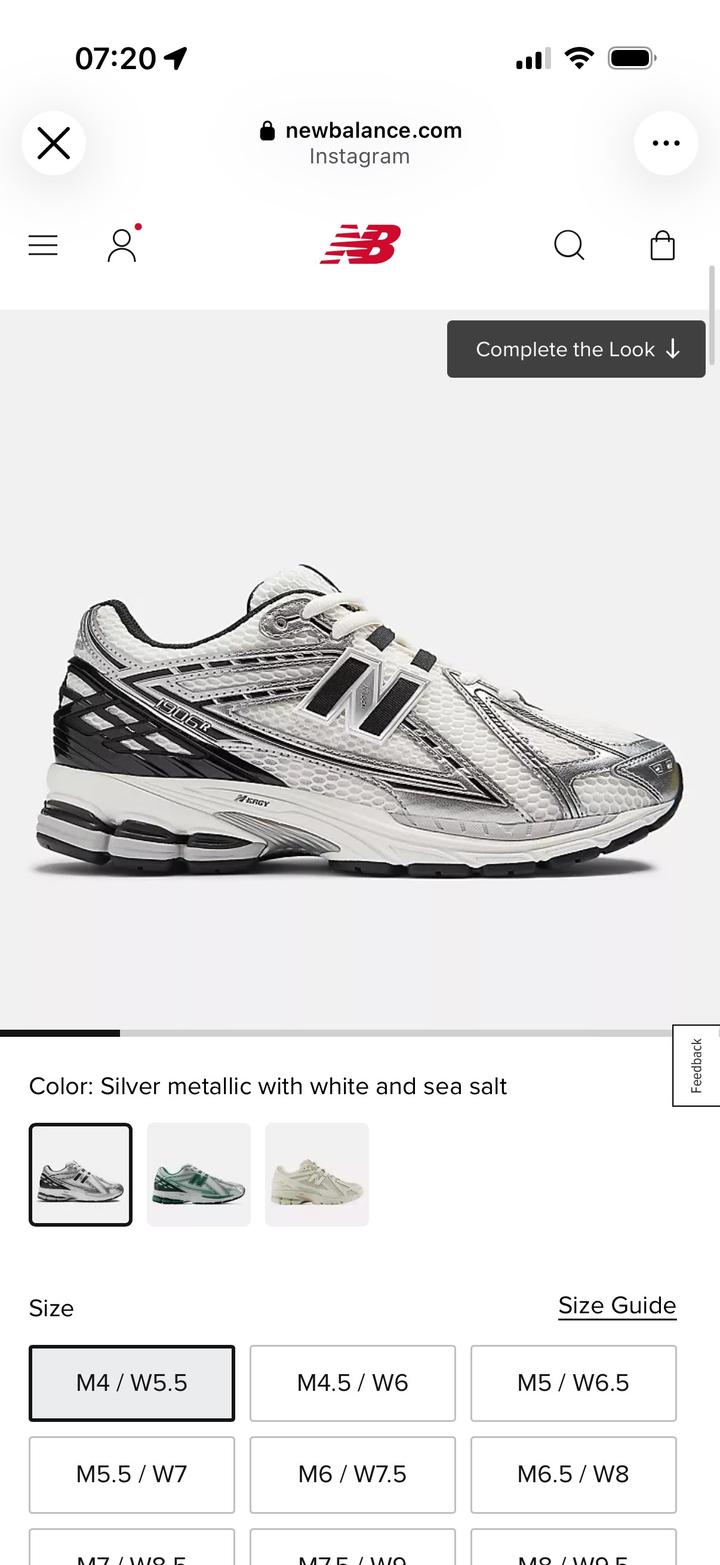Кроссовки New Balance 1906R