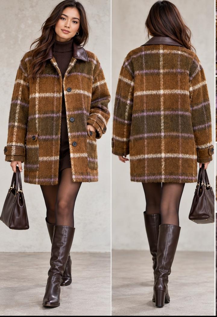 Куртка ASOS DESIGN в клетку
