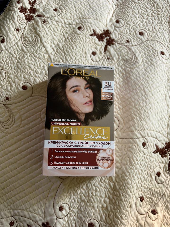 L'Oreal Paris Крем-краска для волос L'Oreal Excellence Creme универсальный темно-каштановый