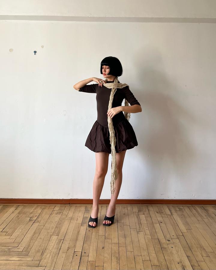 Zara Платье-баллон мини