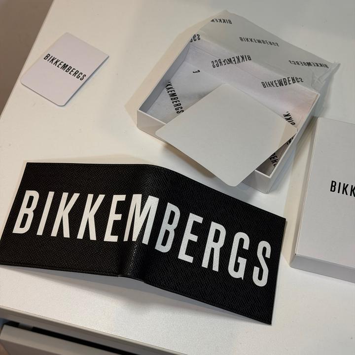 Кошелек Bikkembergs с логотипом и коробкой
