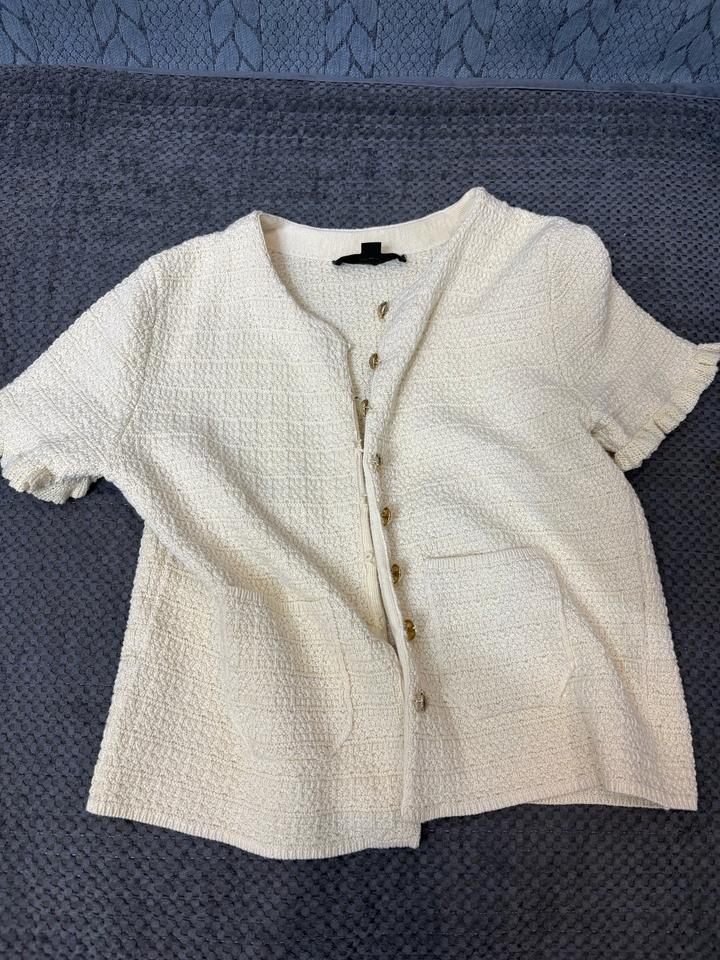 Zara Трикотажный кардиган с коротким рукавом