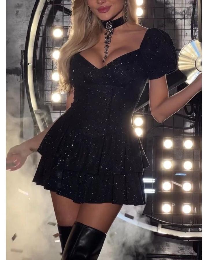 DARLIN Вечернее платье с блестками