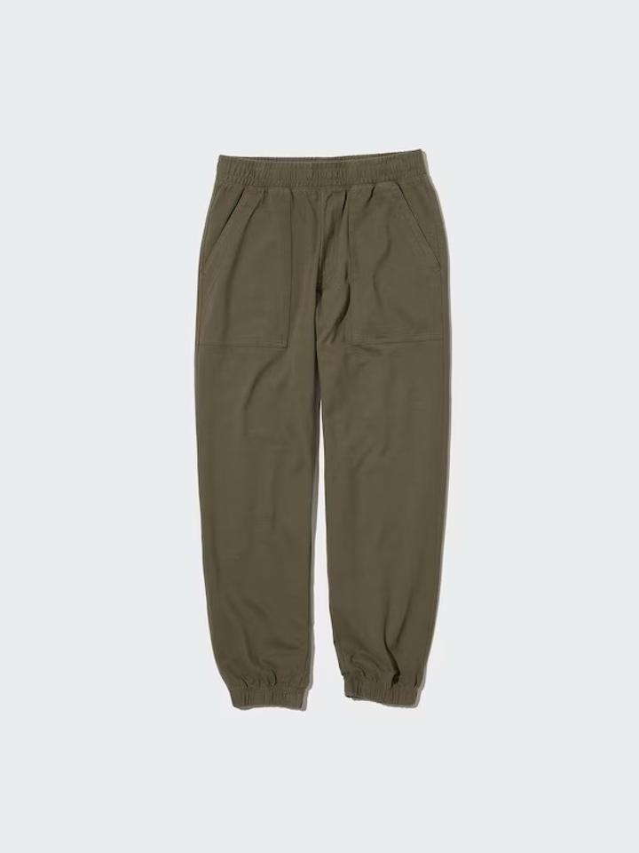 Uniqlo джоггеры оливковые