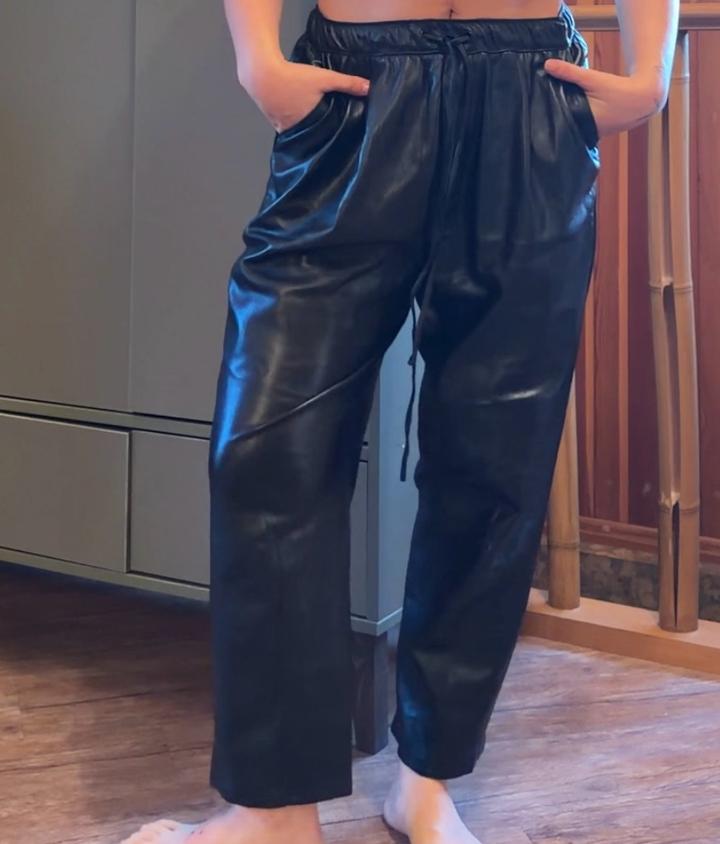 Zara Брюки из экокожи