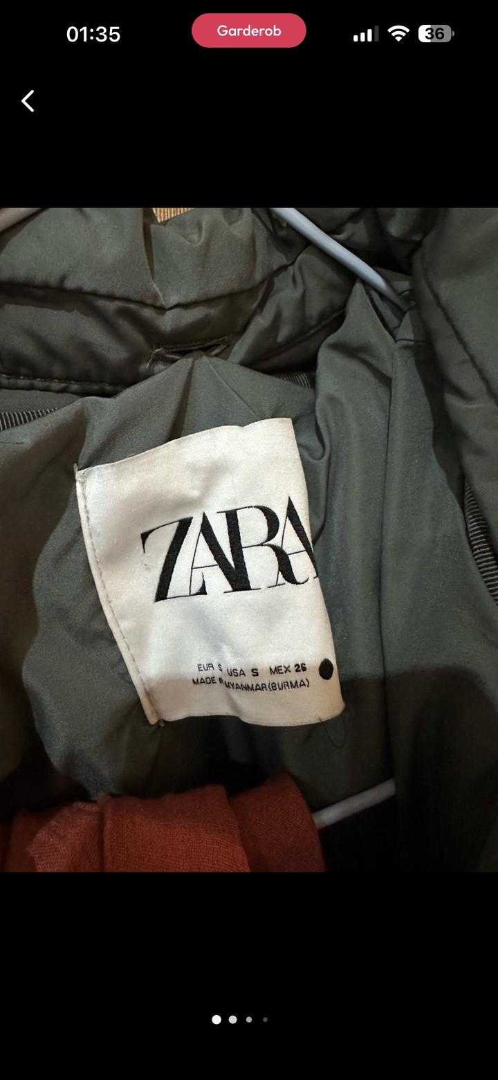 Стеганая куртка ZARA