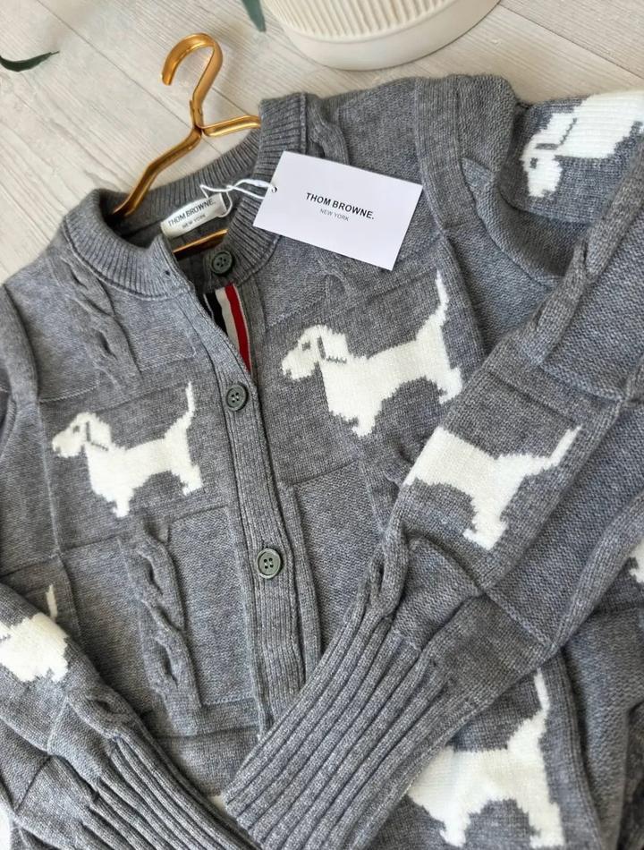 Шерстяной кардиган Thom Browne