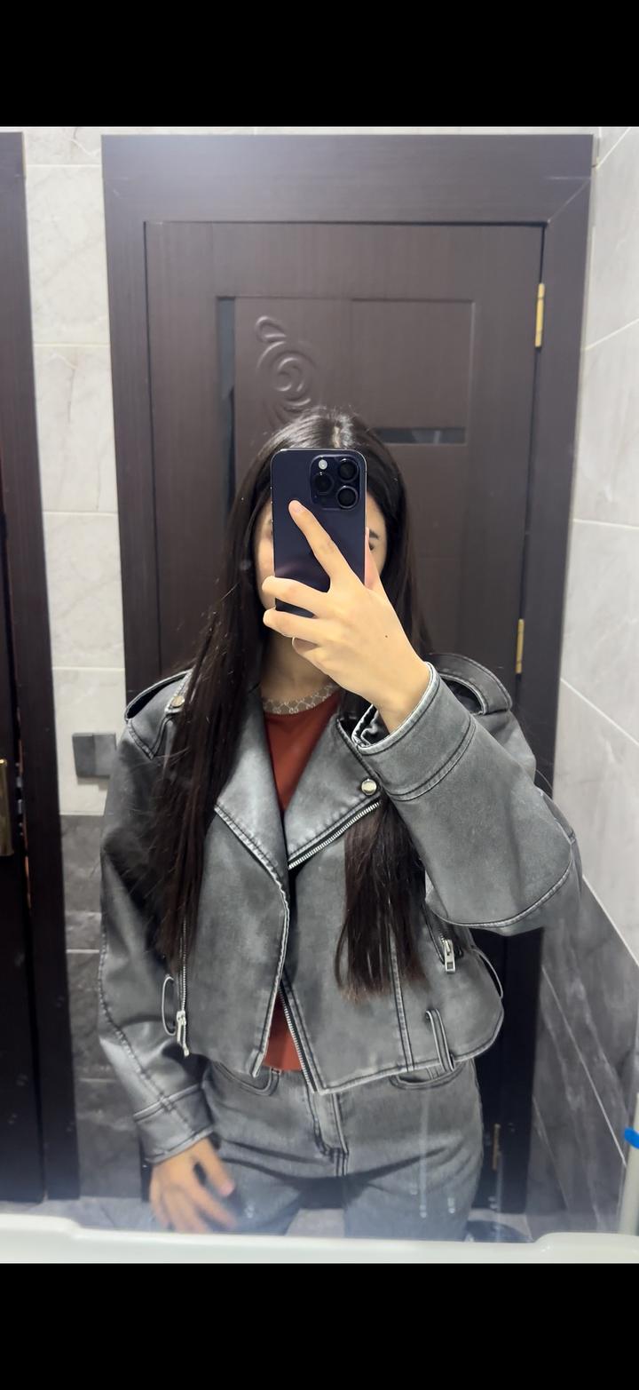 Куртка-косуха серая))