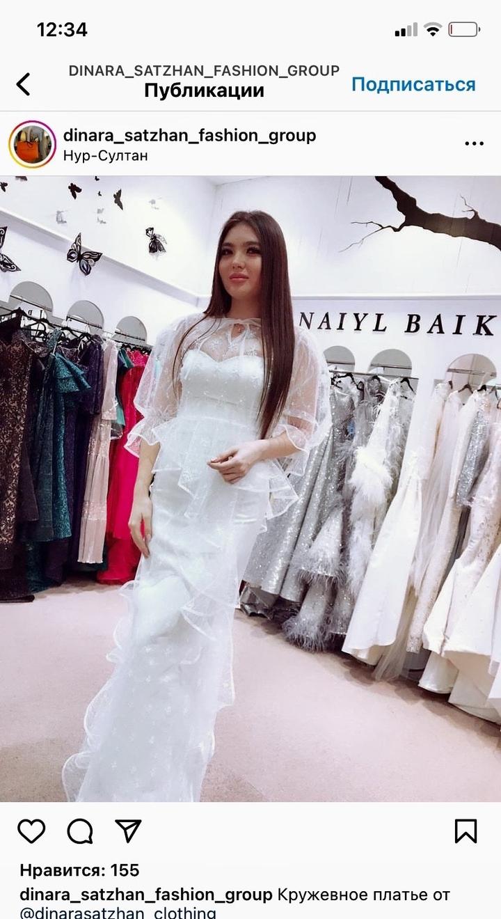 платье от Dinara Satzhan
