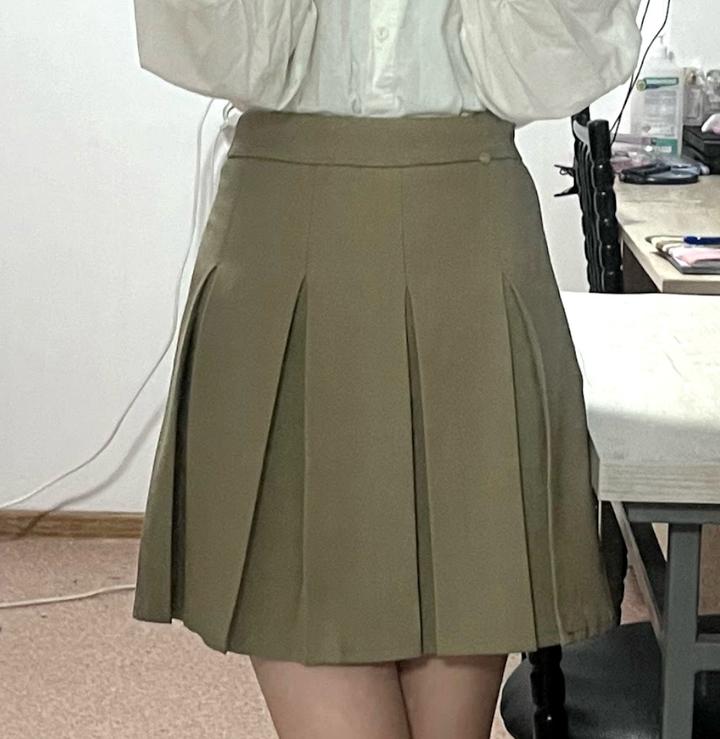 Юбка  зеленая