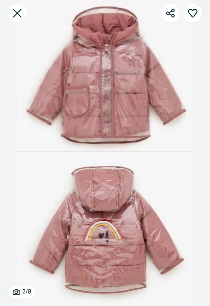 Zara 2-3 года 98 курточка с дождевиком