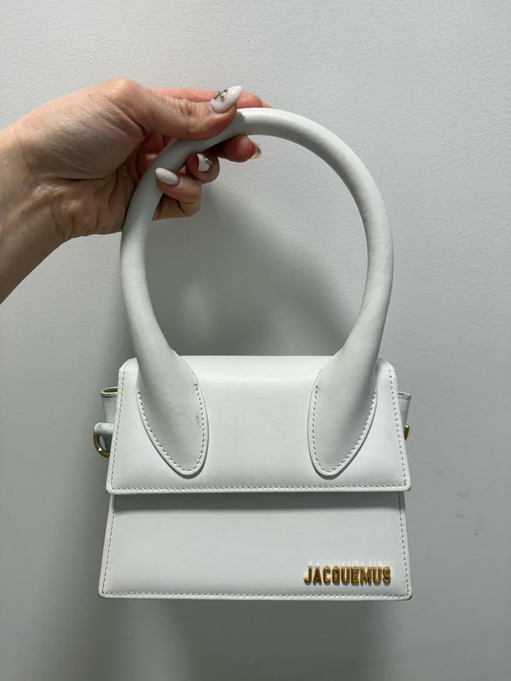 Jacquemus white shoulder bag