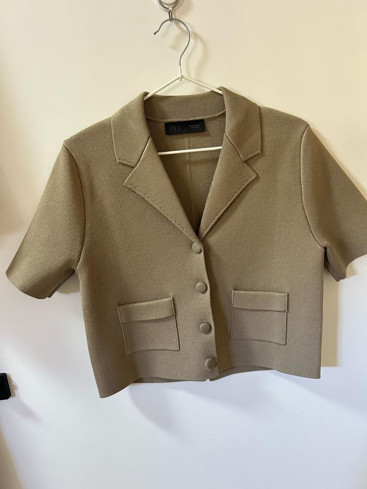 Укороченный жакет ZARA
