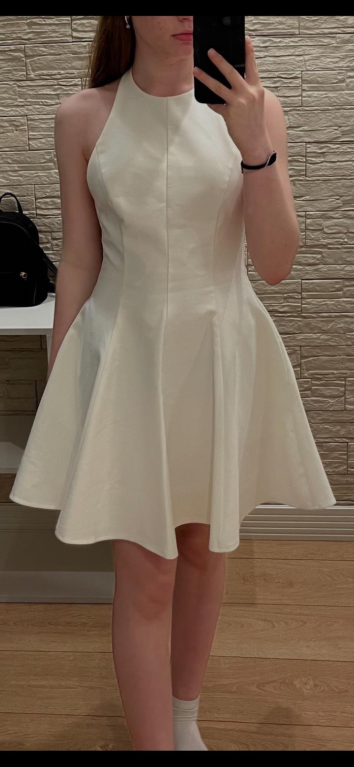 Белое платье Zara