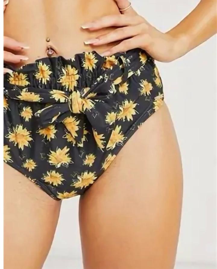Juicy Couture Плавки с подсолнухами