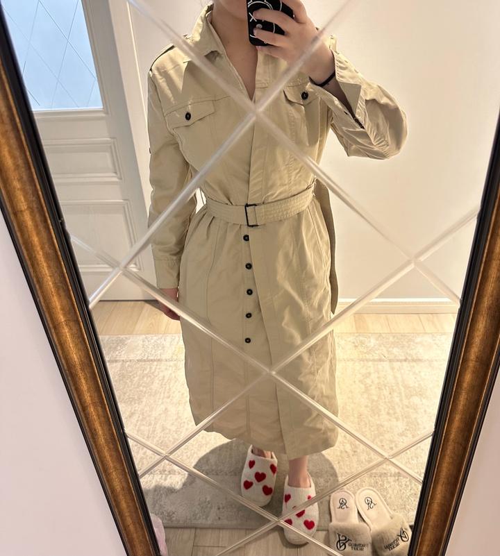 Длинный тренч Zara