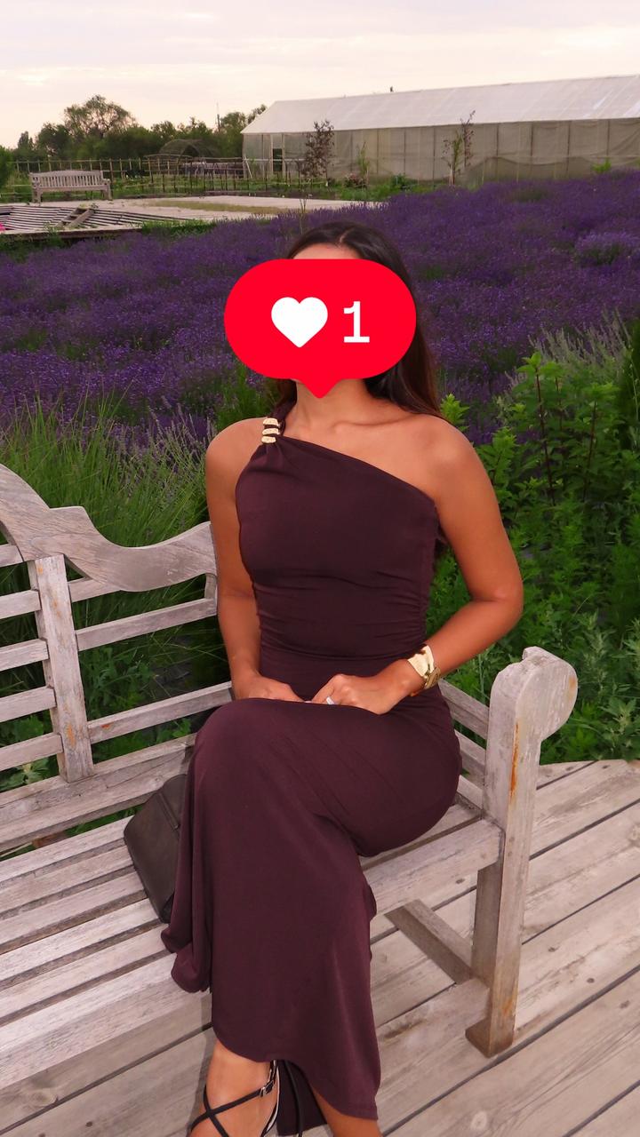 Stradivarius Платье на одно плечо