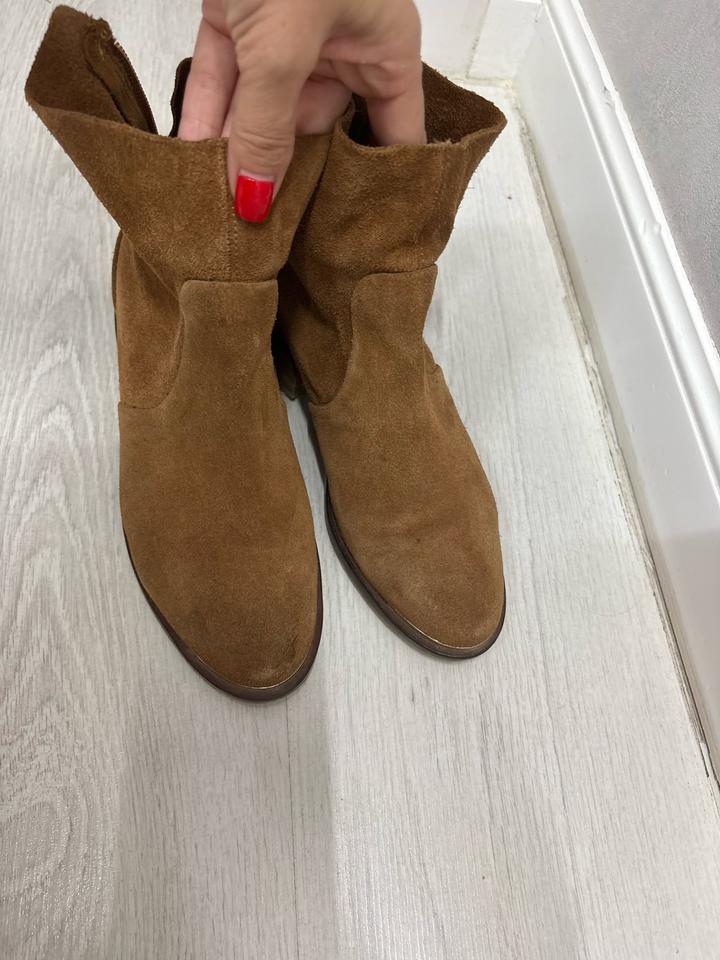 Замшевые Ботильоны Stradivarius