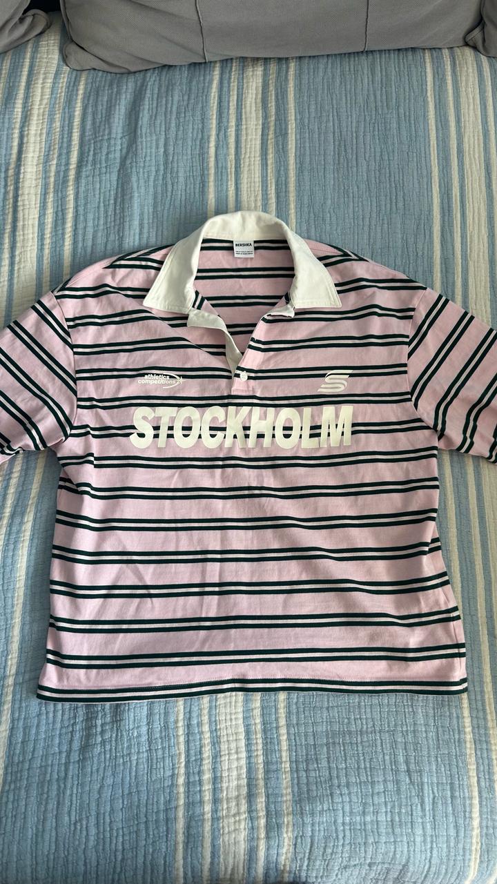 Лонгслив Bershka в полоску