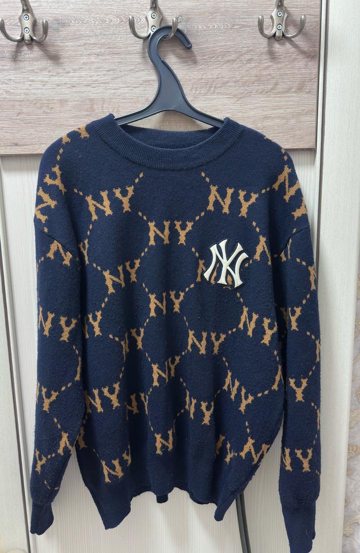 Синий свитер MLB