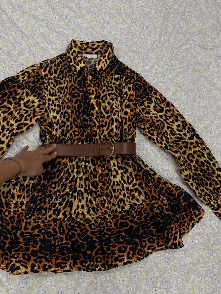 Блуза Topshop с леопардовым принтом