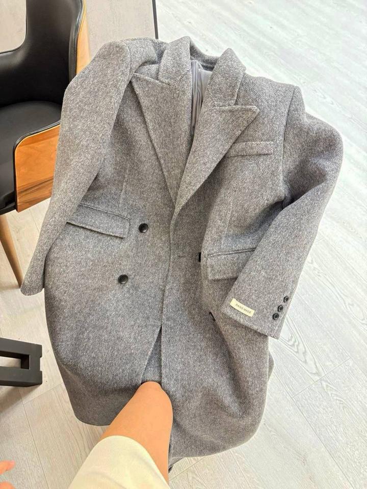 Handmade Пальто двубортное 100% шерсть
