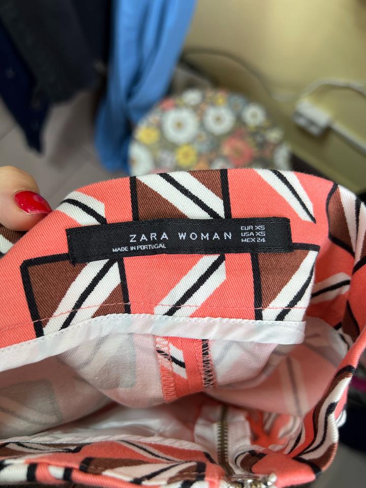Костюм Zara шорты+блуза xs