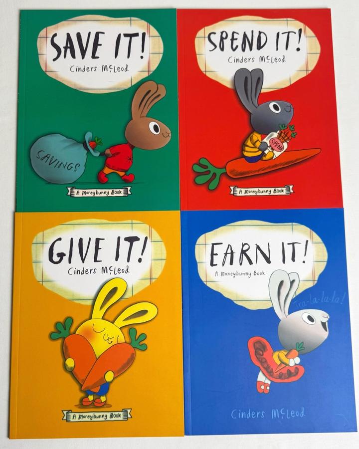 Moneybunny Series (Комплект из 4 иллюстрированных книг)