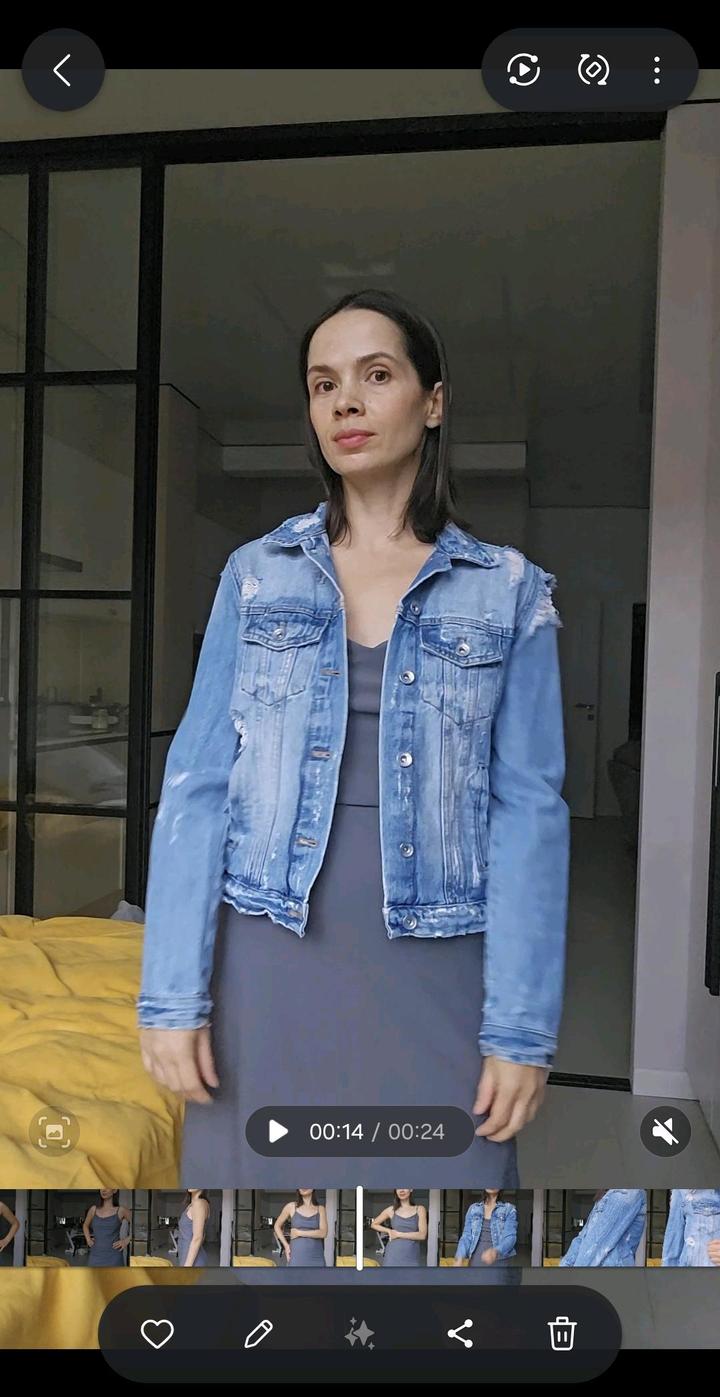 Джинсовая куртка zara