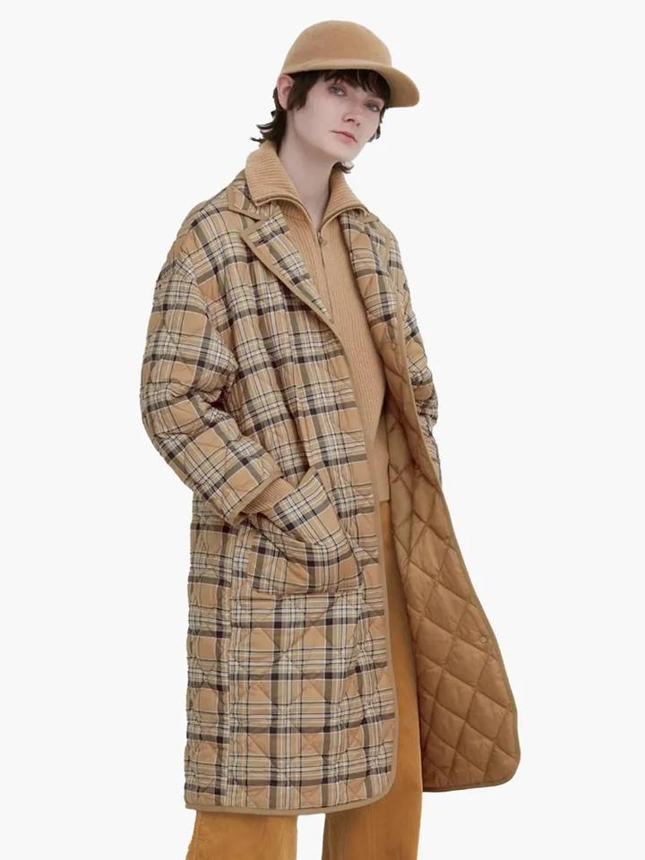 UNIQLO стеганое пальто