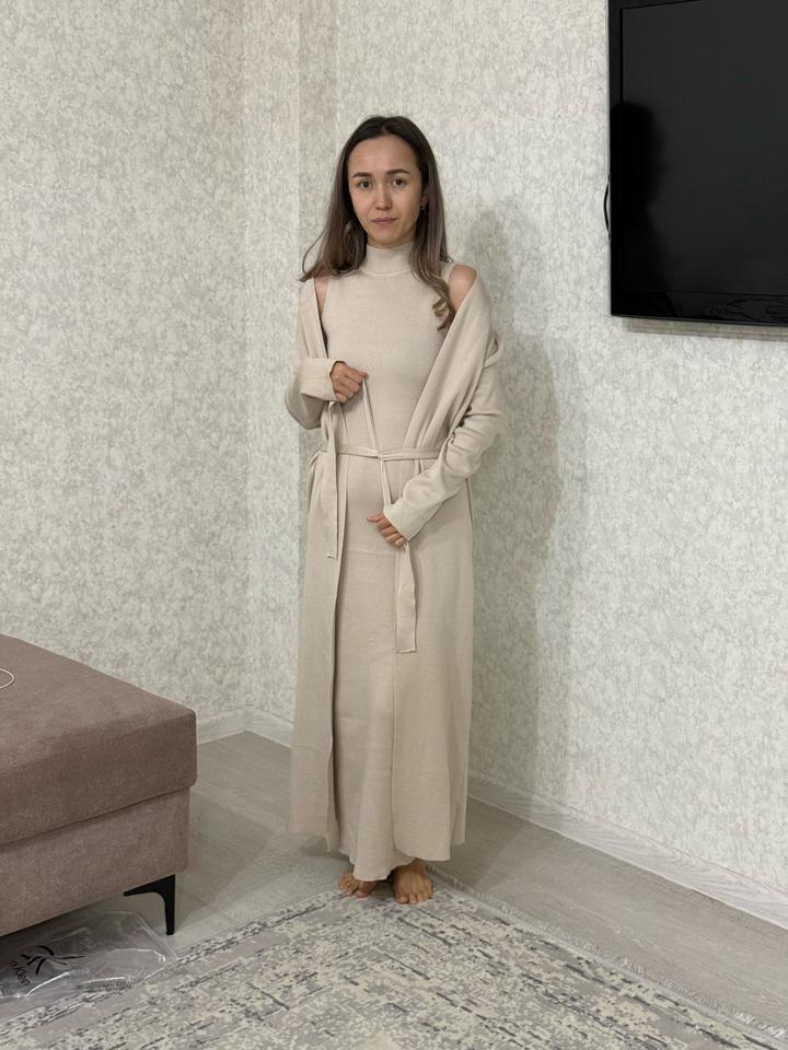 Вязаный костюм двойка