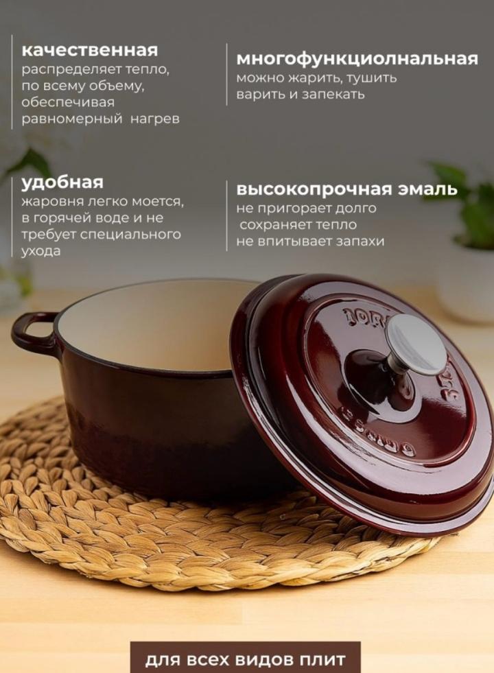 quleno Чугун эмалированная