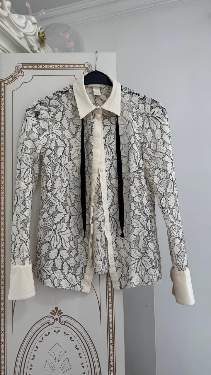 Кружевная рубашка H&M