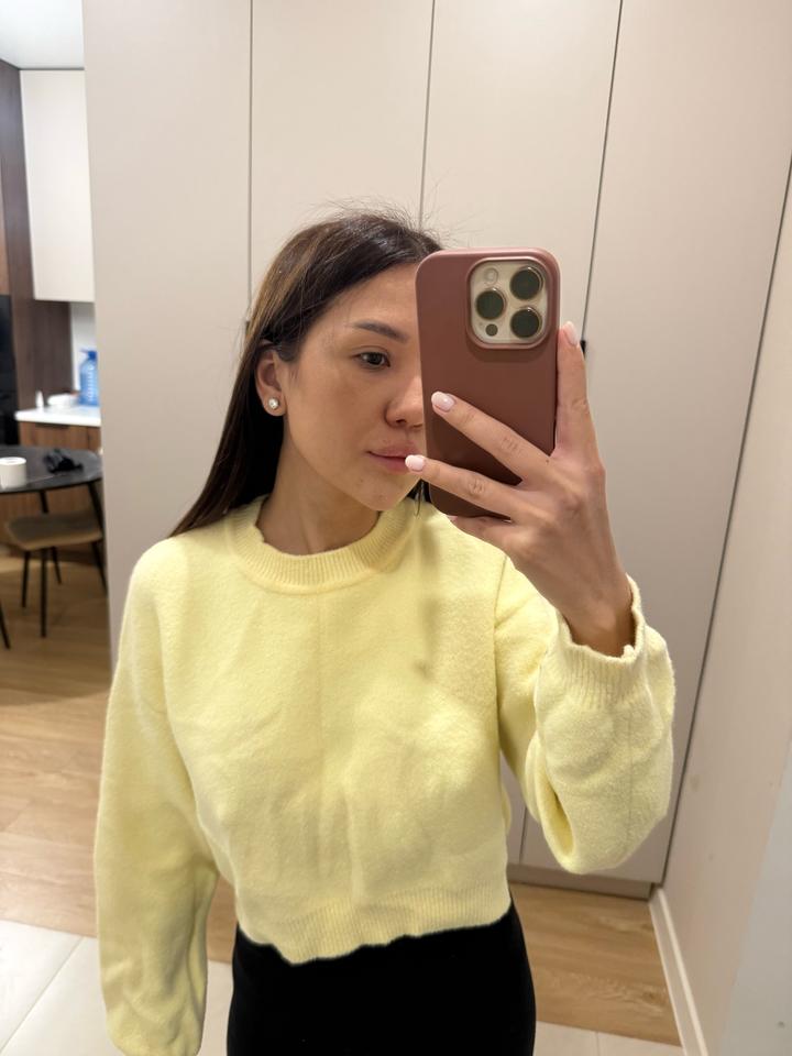 Укороченная кофта zara
