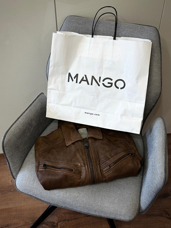 Куртка кожаная - Mango Man