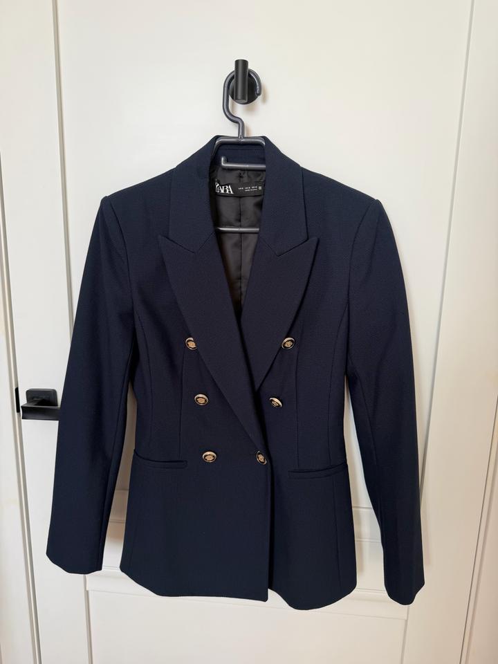 Двубортный пиджак ZARA