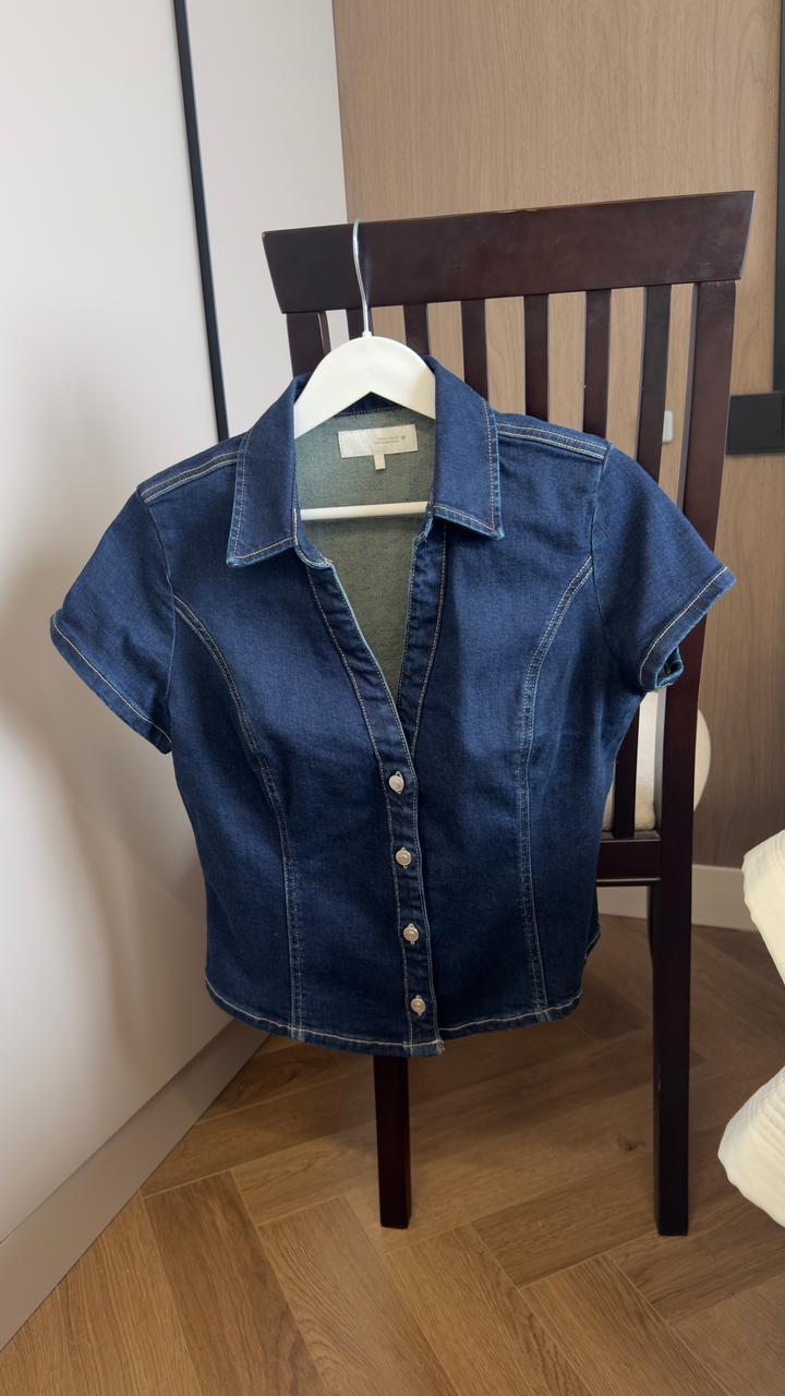Джинсовая рубашка ZARA