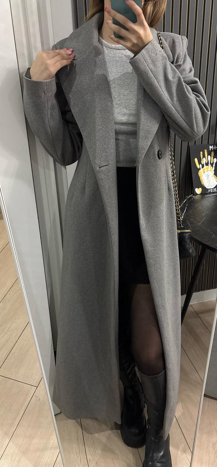 Zara Пальто женское длинное