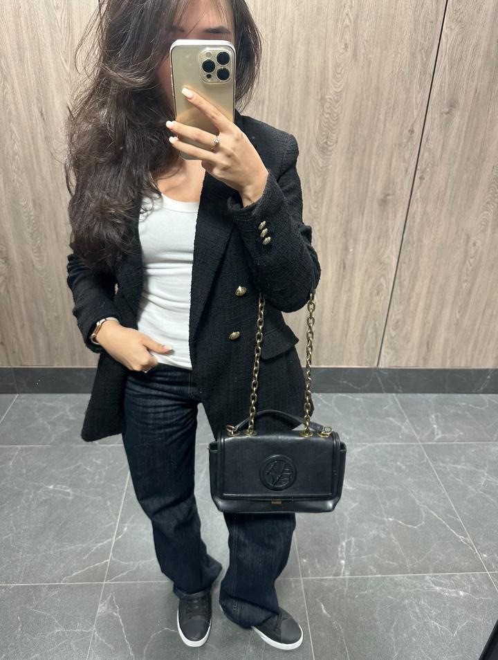 Твидовый пиджак H&M