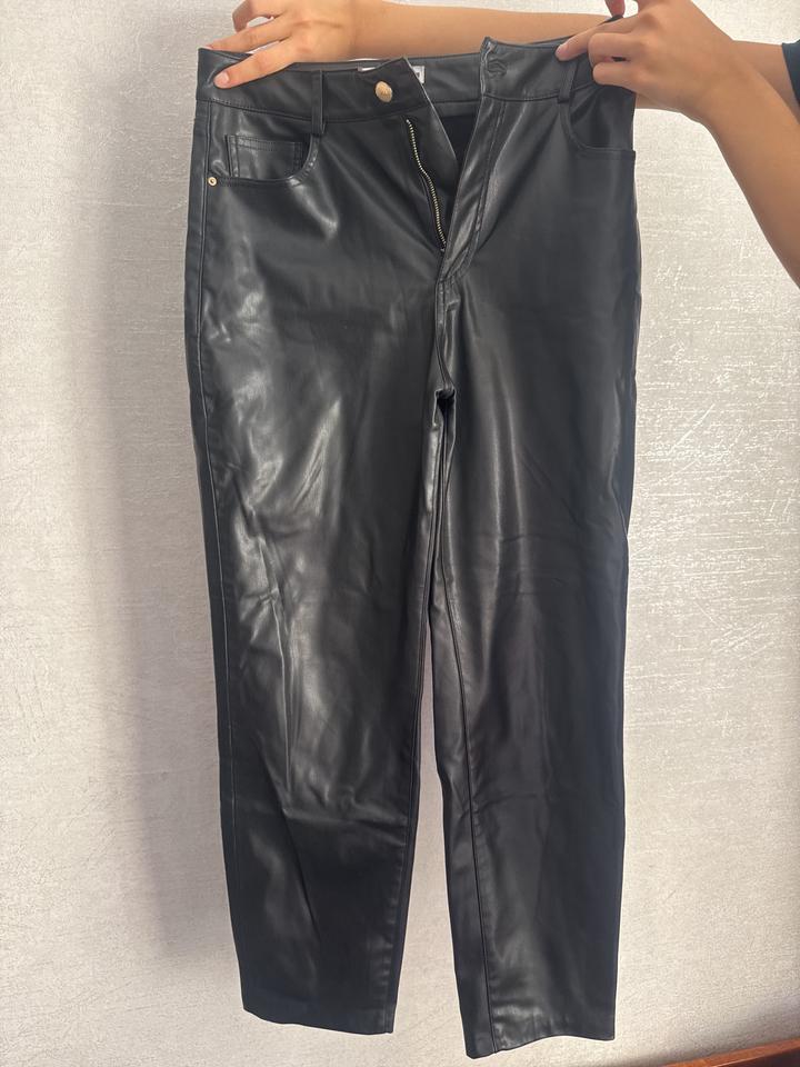Zara Брюки из экокожи