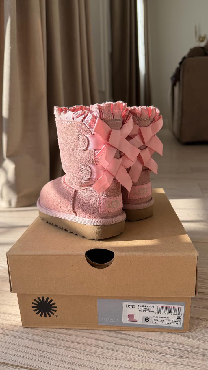 UGG T Bailey Bow II Ruffles детские сапоги угги