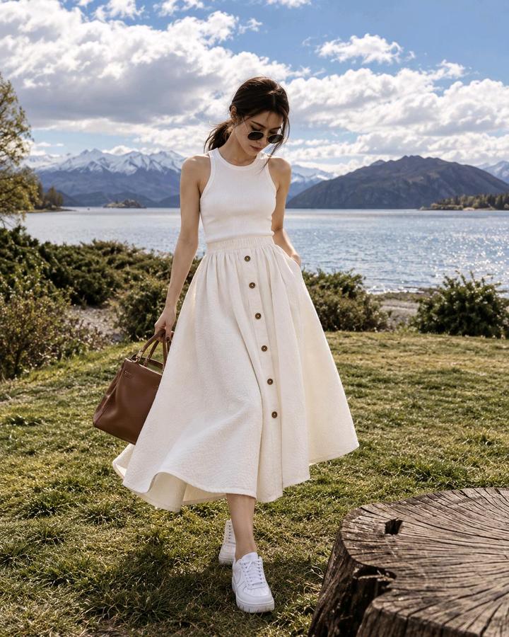 Atelier Luxe Льняная юбка
