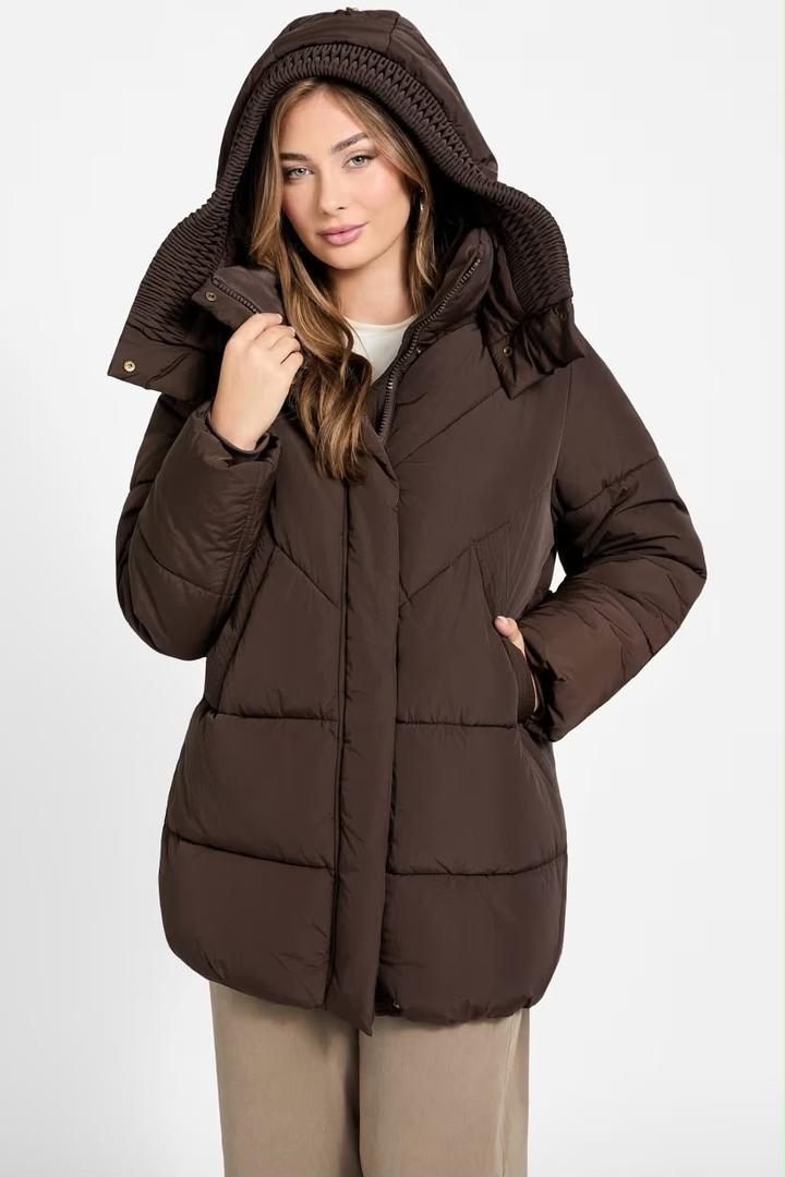 Пуховик GUESS | Chocolate Brown 🤎