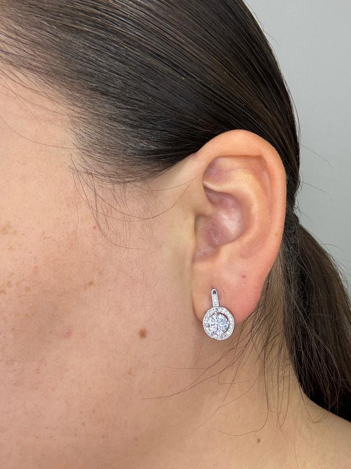 серебро 925 Серьги с камнями из серебра 925 пробы