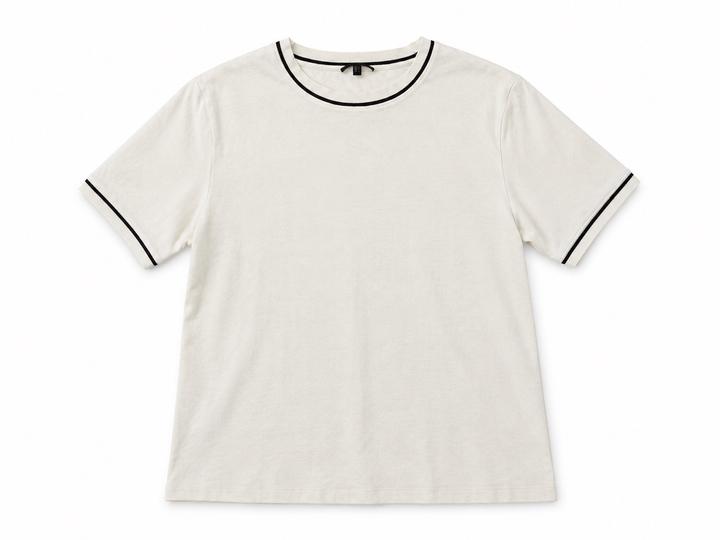 Massimo Dutti Футболка с черным кантом